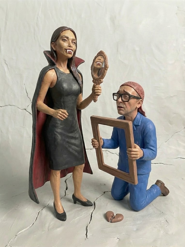 Red backdrop promo portrait