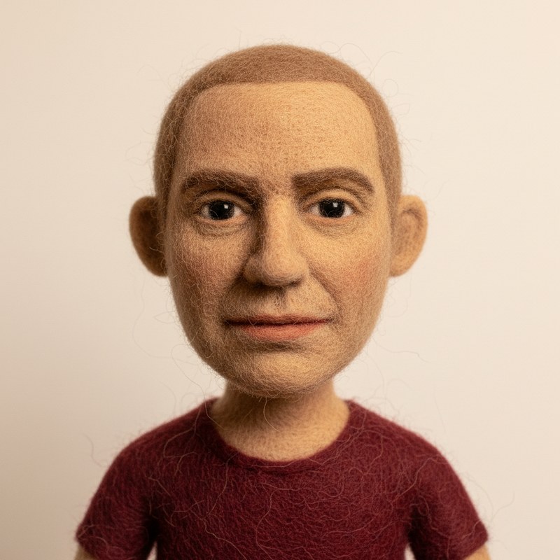 Stone — clay portrait