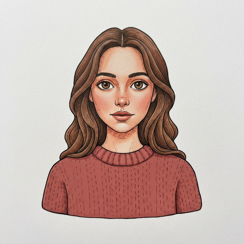 Luna — clay portrait