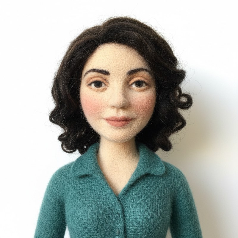 Vanessa — clay portrait